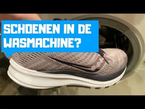 kunnen nikes in de wasmachine